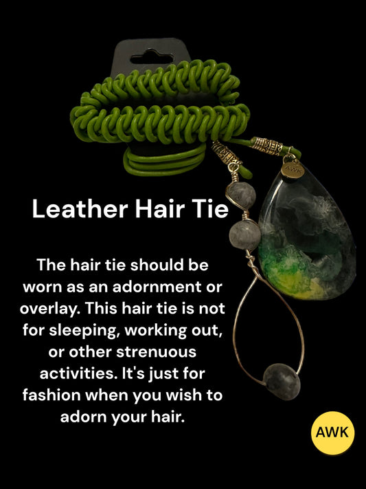 Leather Hair Tie