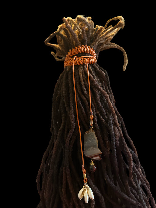 Leather Hair Conversation Piece